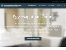 Tablet Screenshot of europarendezveny.hu